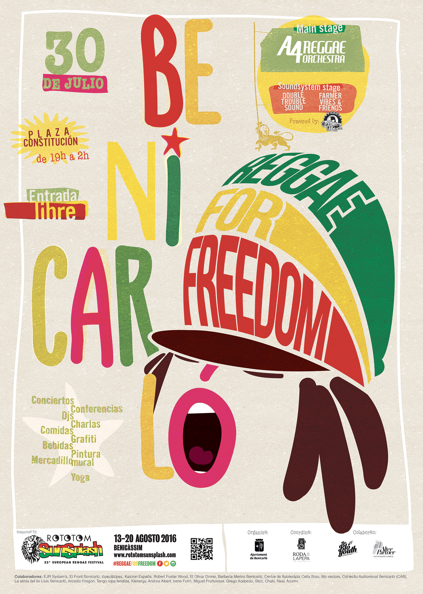 Benicarló reggae for freedom